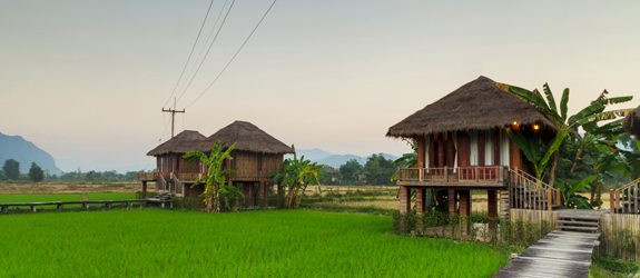 Go tubing in Vang Vieng